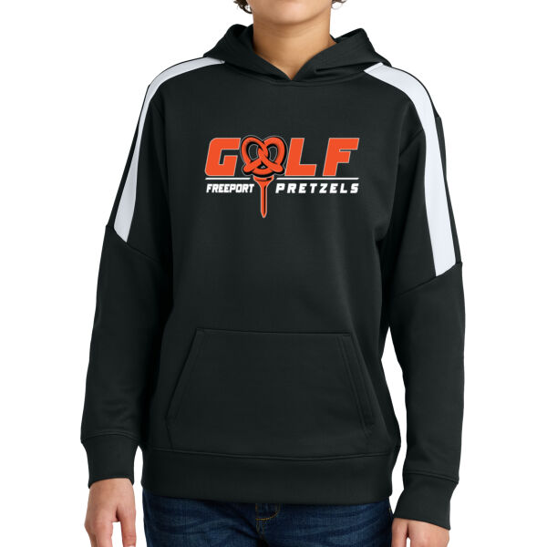 Freeport Golf 2026 Logo 1 - Youth Sport Wick ® Fleece United Pullover Hoodie Thumbnail