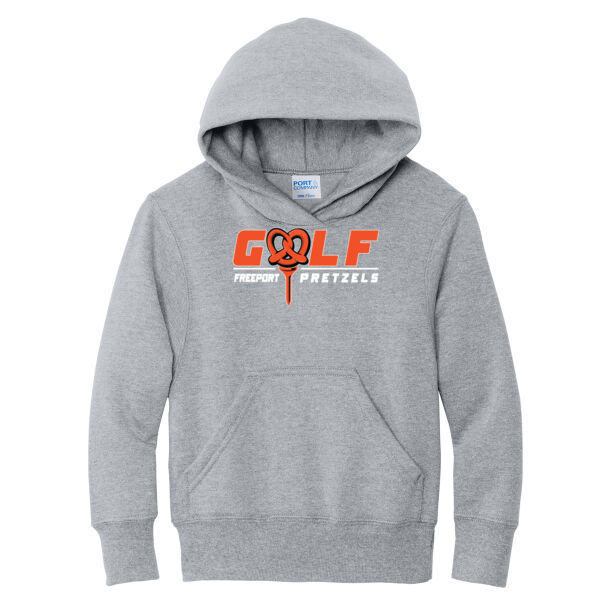 Freeport Golf 2026 Logo 1 - Youth Core Fleece Pullover Hooded Sweatshirt Thumbnail