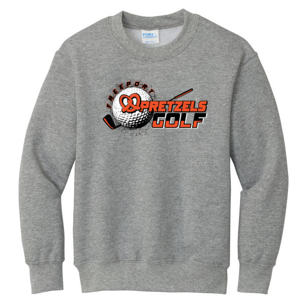 Freeport Golf 2026 Logo 2 - Youth Core Fleece Crewneck Sweatshirt Thumbnail