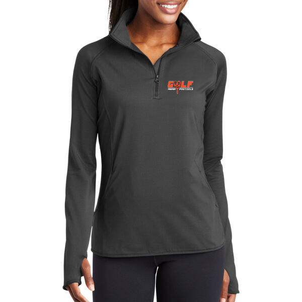Freeport Golf 2026 Logo 1 - Women's Sport Wick ® Stretch 1/4 Zip Pullover Thumbnail