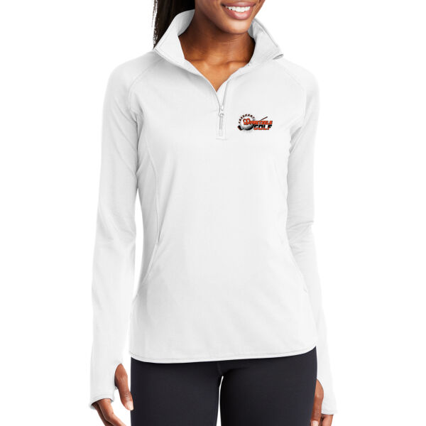 Freeport Golf 2026 Logo 2 - Women's Sport Wick ® Stretch 1/4 Zip Pullover Thumbnail